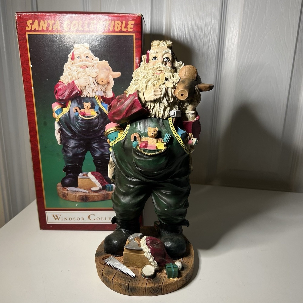 Vintage Windsor Collection Santa Toy Maker With Original Box
